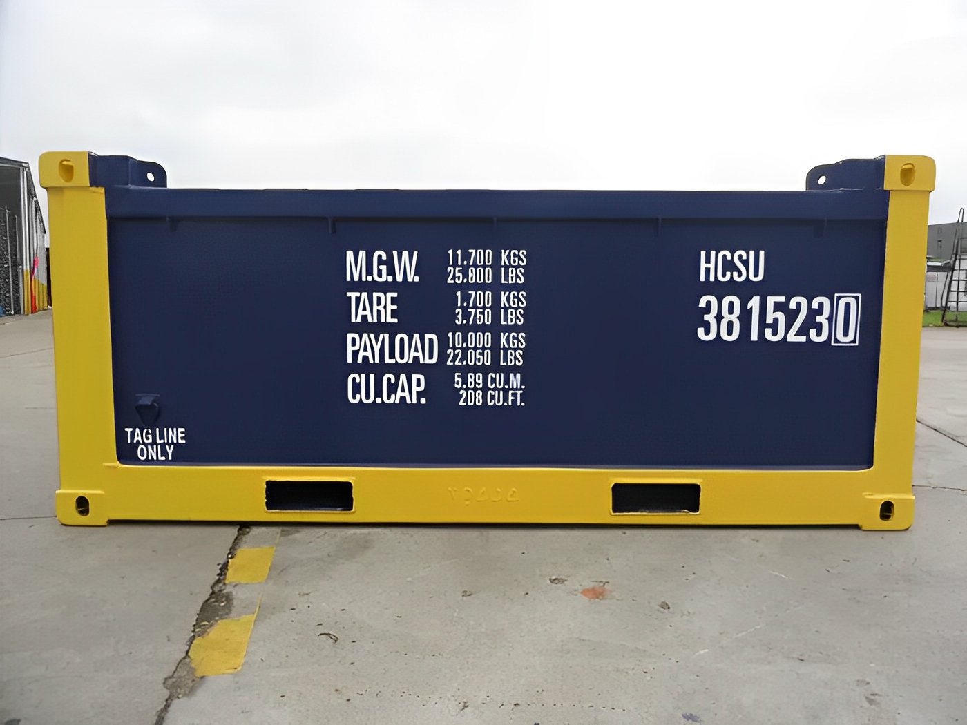 10ft DNV 2.7-1 Half Height Open Top Containers - Image 2