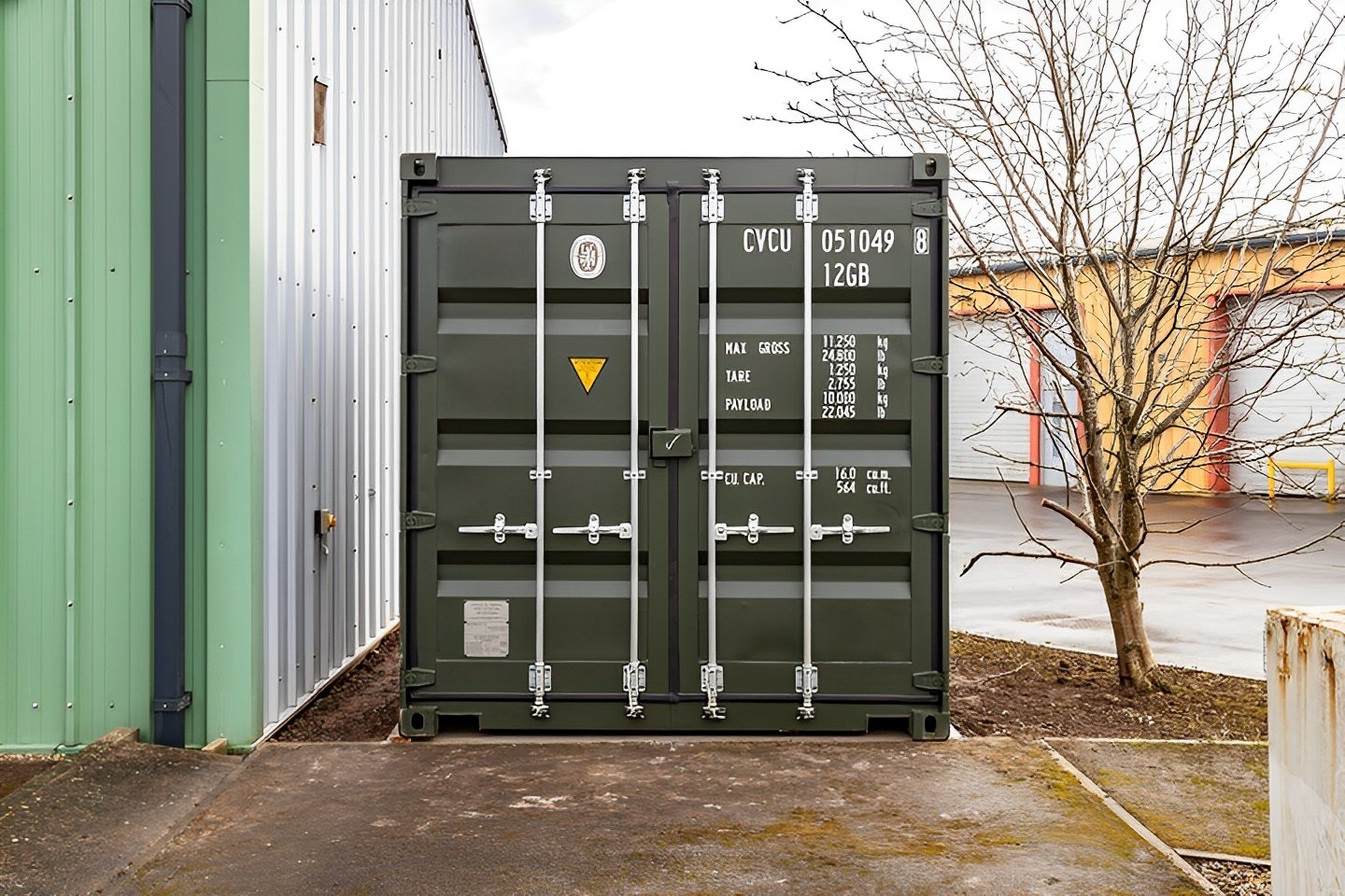 10Ft X 8Ft Shipping Container (One Trip) – Green - Image 7