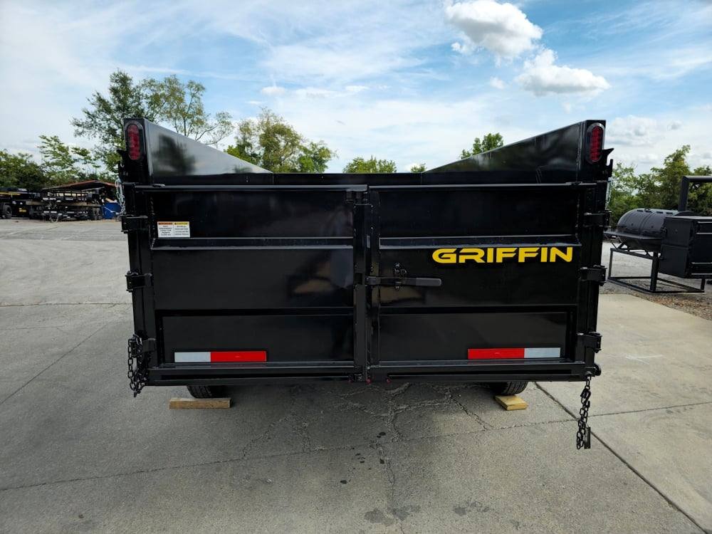7x14 Hydraulic Dump Trailer with 4ft Sides (2) 7K Axles 14k GVWR - Image 7