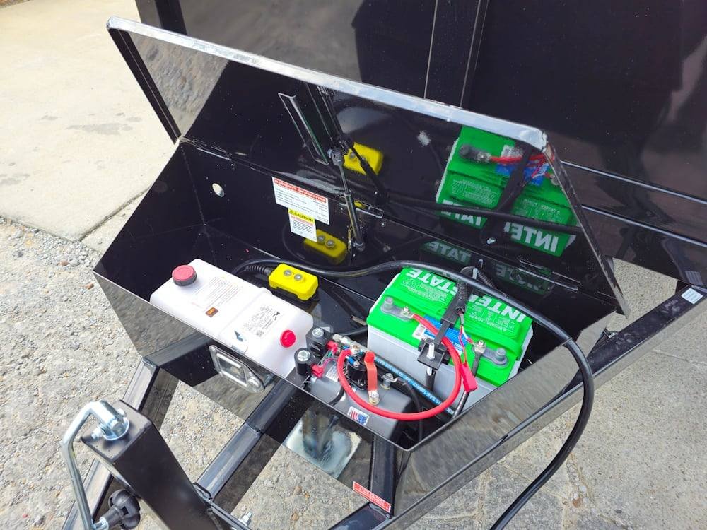 7x14 Hydraulic Dump Trailer with 4ft Sides (2) 7K Axles 14k GVWR - Image 11