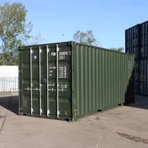 20Ft Shipping Container (One Trip) – Dark Green