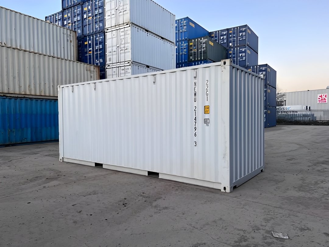 20Ft Shipping Container (One Trip) – White - Image 4