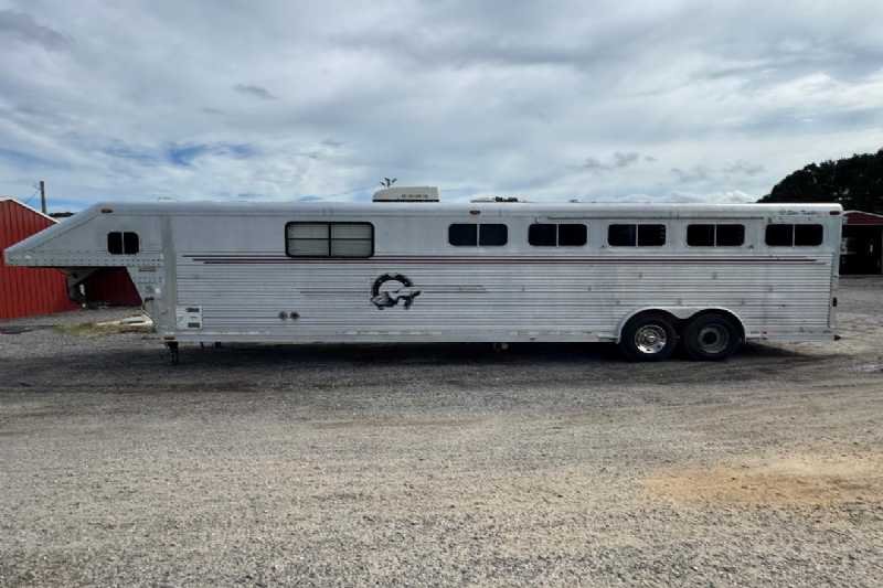 Used 1996 4 Star 8414LQ 4 Horse Trailer with 14' Short Wall - Image 21
