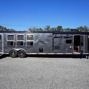 New 2026 Bison Ranger 8413BSRSL 4 Horse Trailer