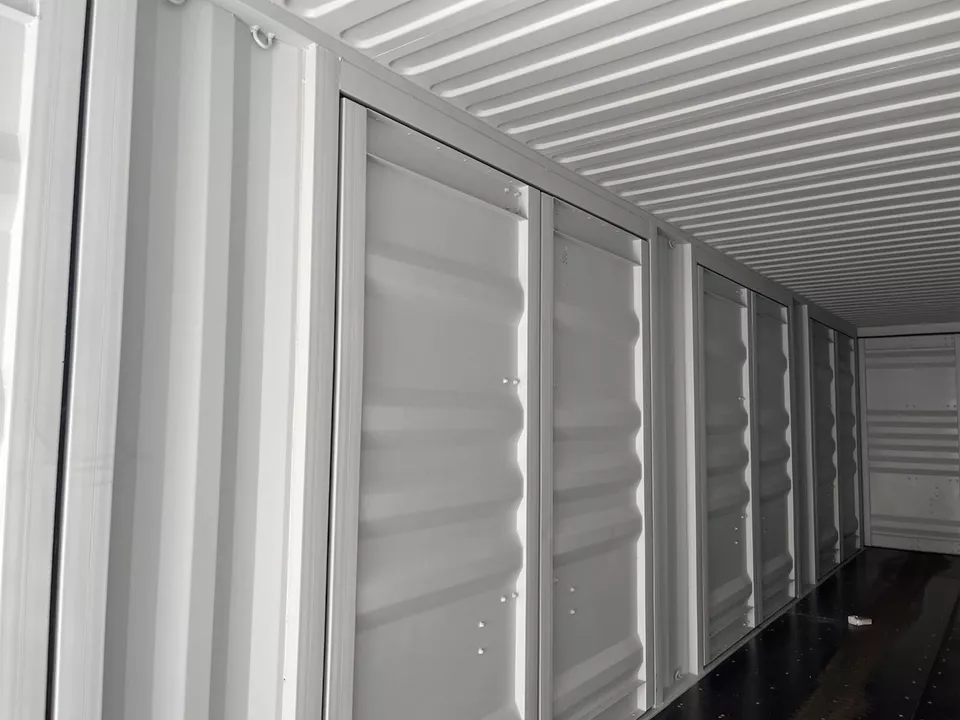 40FT High Cube Storage Shipping Container Conex w/4 Open Side Door 9.5′ Tall - Image 8