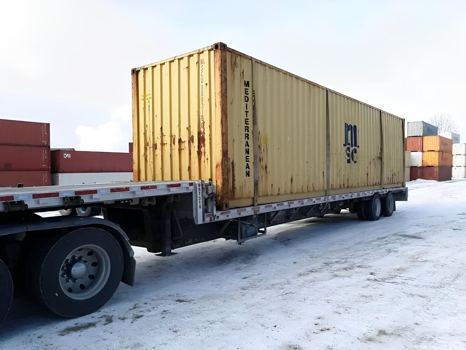 40Ft X 8Ft Used Shipping Container High Cube - Image 3