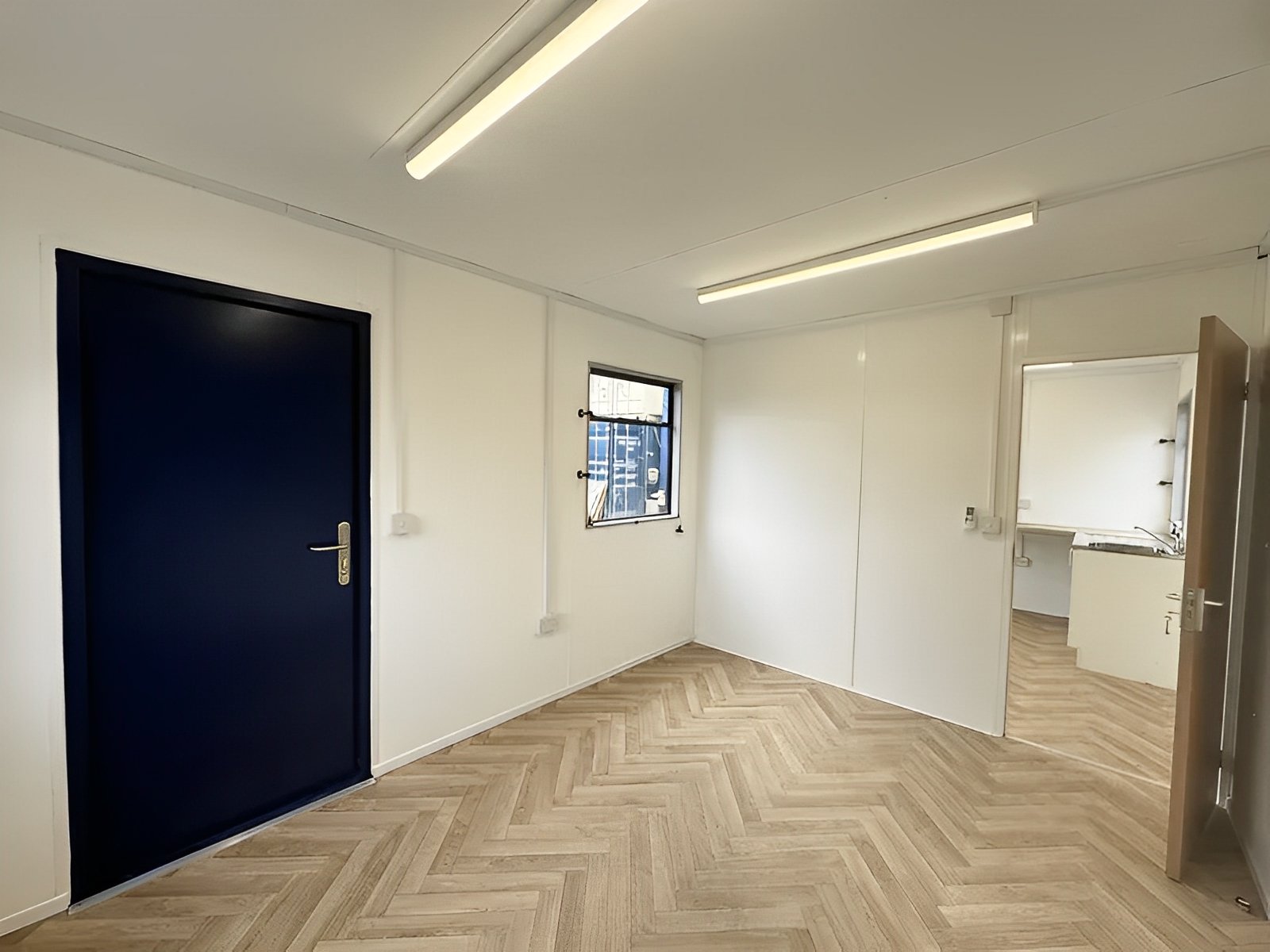 Custom 32Ft × 10ft Cabin Office + Canteen + 1+1 WC Wash Rooms Anti-Vandal - Image 6