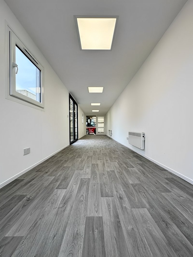 Converted 40ft Shipping Container | Open Plan Office | Portable Container Building - Image 7