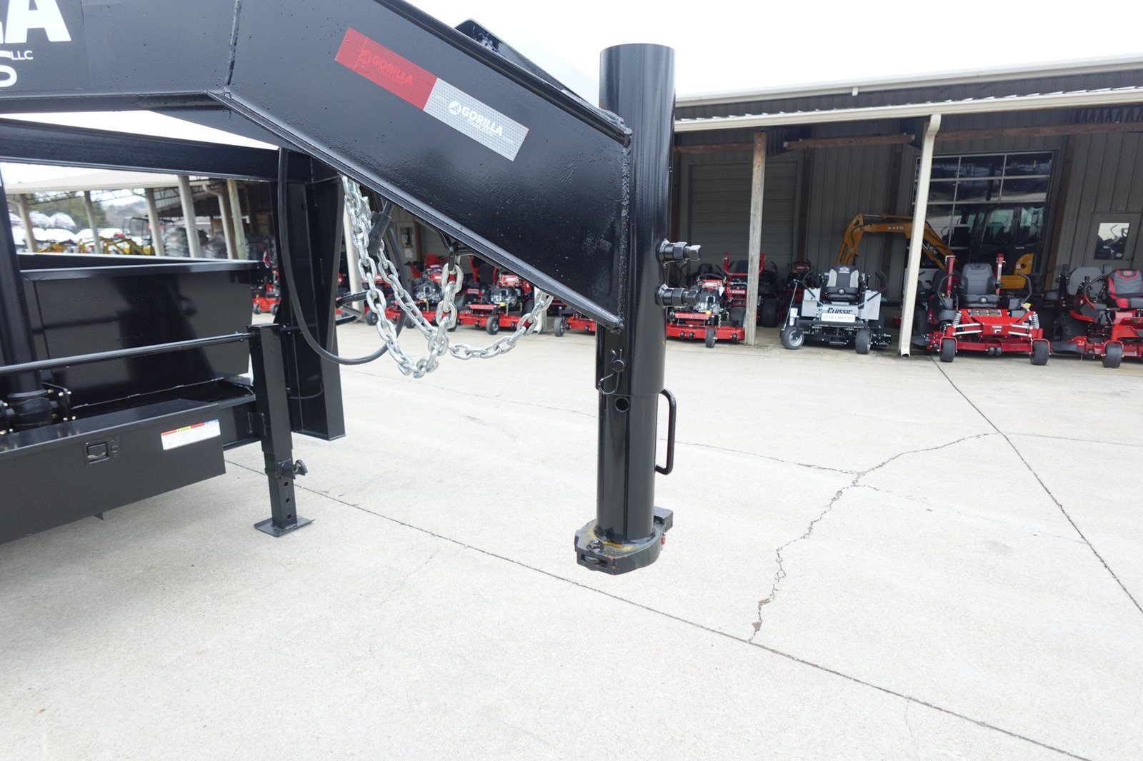 7x16 Gorilla Telescopic Gooseneck IBeam Dump Trailer 2ft Sides (2) 7K Axles - Image 10