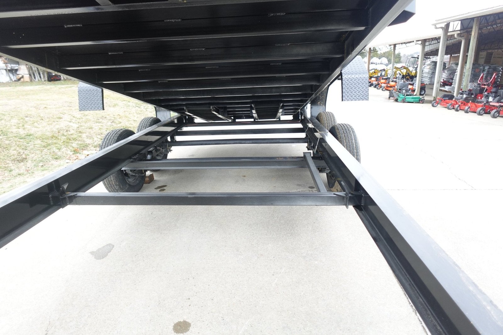 7x16 Gorilla Telescopic Gooseneck IBeam Dump Trailer 2ft Sides (2) 7K Axles - Image 18