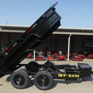 5x10 Hydraulic Dump Trailer Powder Coated with 16" Sides 7K GVWR
