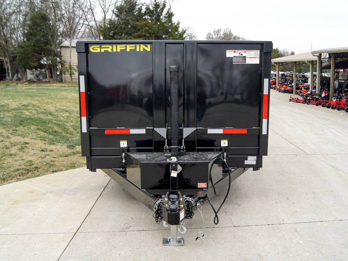 7x16 Telescopic Dump Trailer with 3ft Sides Powder Coated (2) 7K Axles GVWR 14k - Image 12