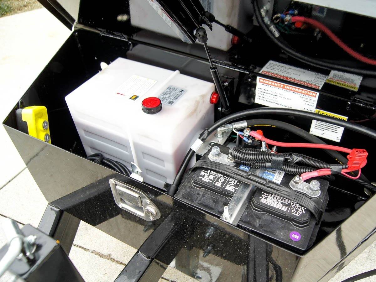 7x16 Telescopic Dump Trailer with 3ft Sides Powder Coated (2) 7K Axles GVWR 14k - Image 14