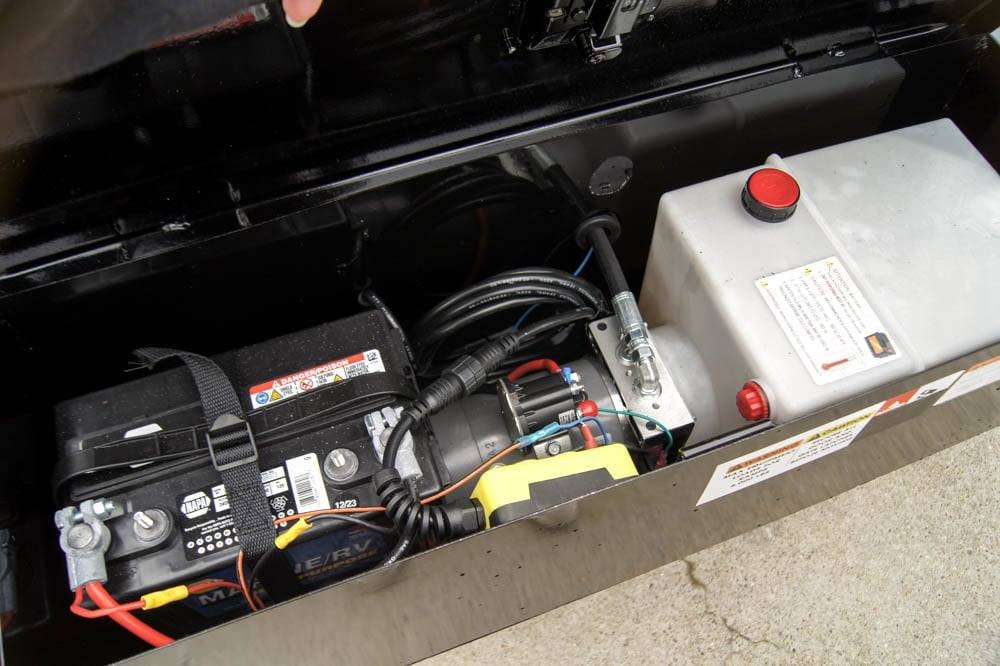 7x16 Gorilla Telescopic Gooseneck IBeam Dump Trailer 3ft Sides (2) 7K Axles - Image 17