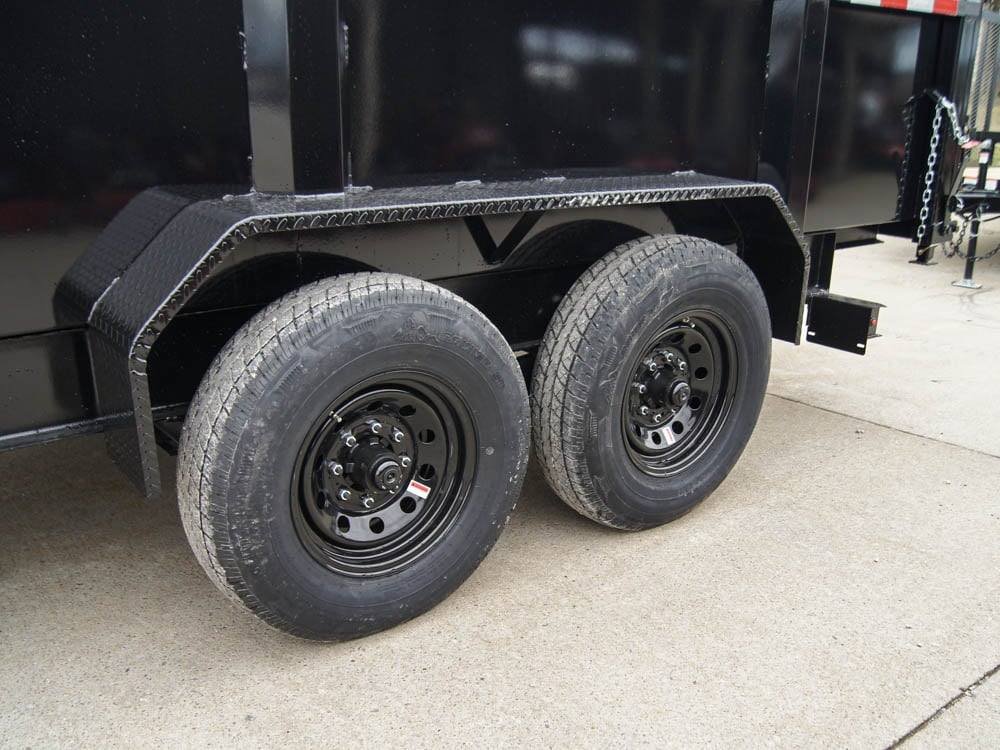 7x16 Gorilla Telescopic Gooseneck IBeam Dump Trailer 3ft Sides (2) 7K Axles - Image 19