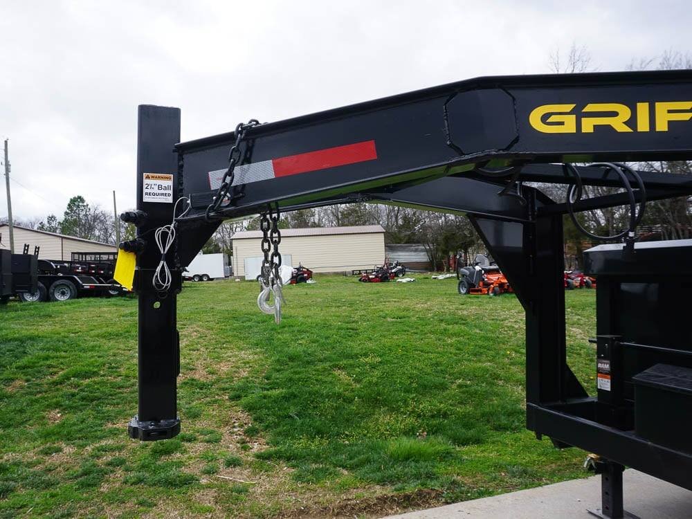 Hydraulic 7'x16' 2ft Side Gooseneck Dump Trailer (2) 7K Axles - Image 2