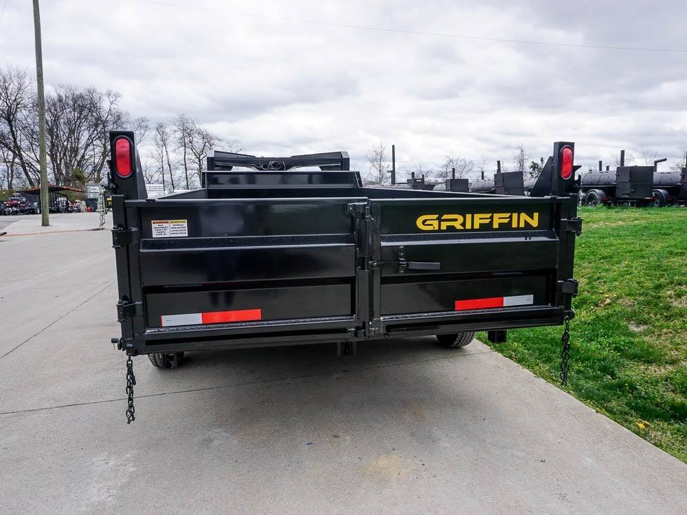 Hydraulic 7'x16' 2ft Side Gooseneck Dump Trailer (2) 7K Axles - Image 7