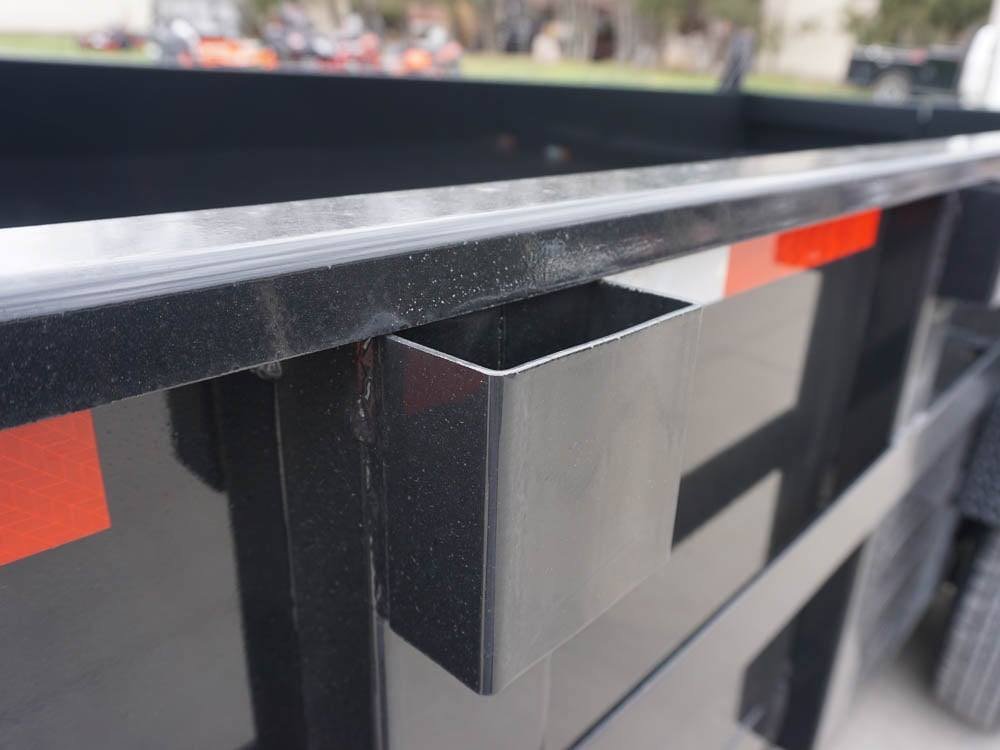 Hydraulic 7'x16' 2ft Side Gooseneck Dump Trailer (2) 7K Axles - Image 13