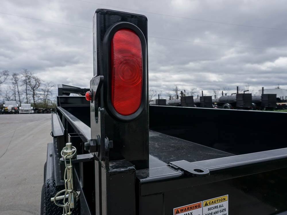 Hydraulic 7'x16' 2ft Side Gooseneck Dump Trailer (2) 7K Axles - Image 16