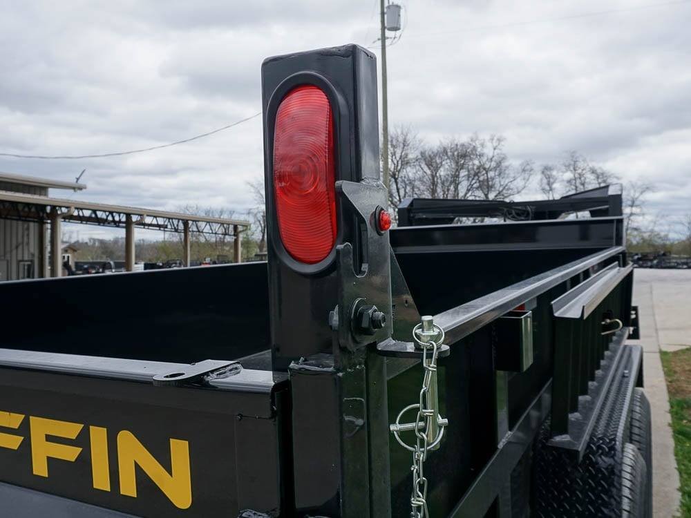 Hydraulic 7'x16' 2ft Side Gooseneck Dump Trailer (2) 7K Axles - Image 18