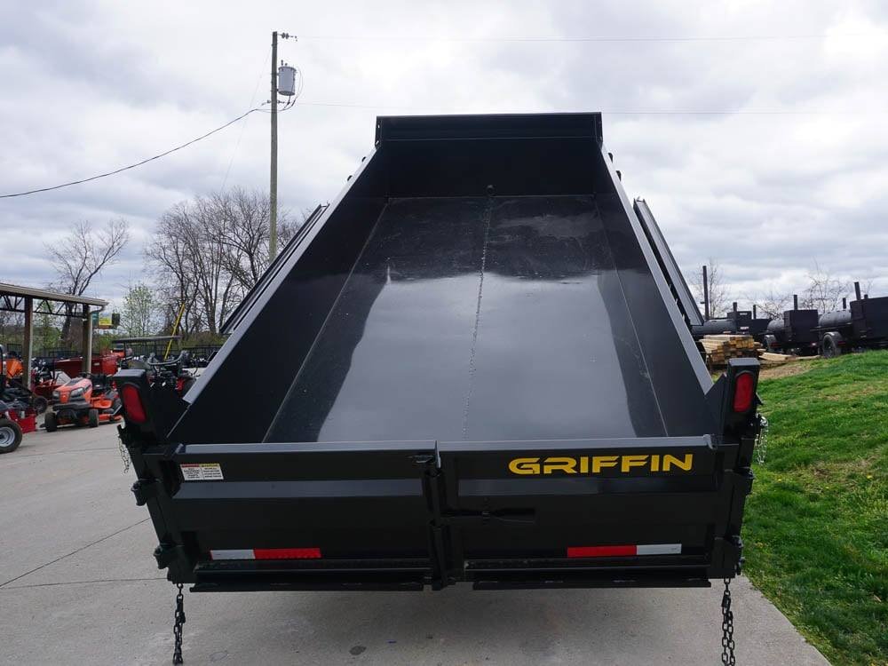 Hydraulic 7'x16' 2ft Side Gooseneck Dump Trailer (2) 7K Axles - Image 24