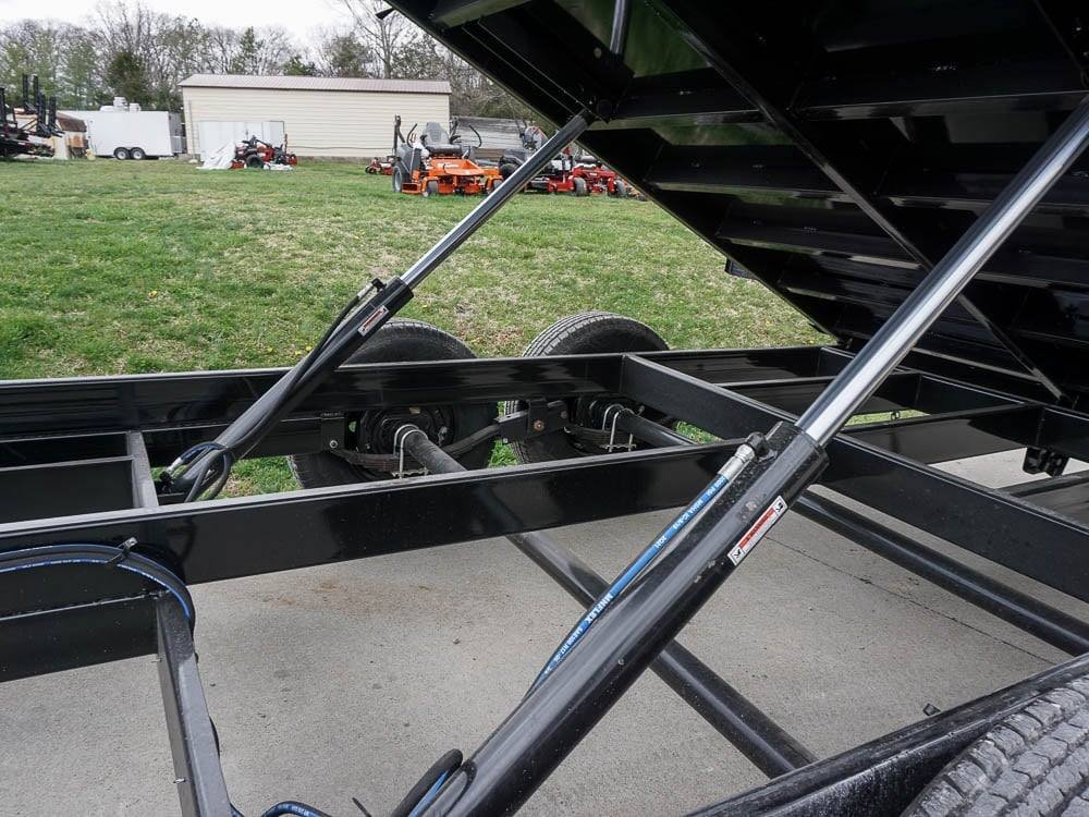 Hydraulic 7'x16' 2ft Side Gooseneck Dump Trailer (2) 7K Axles - Image 25