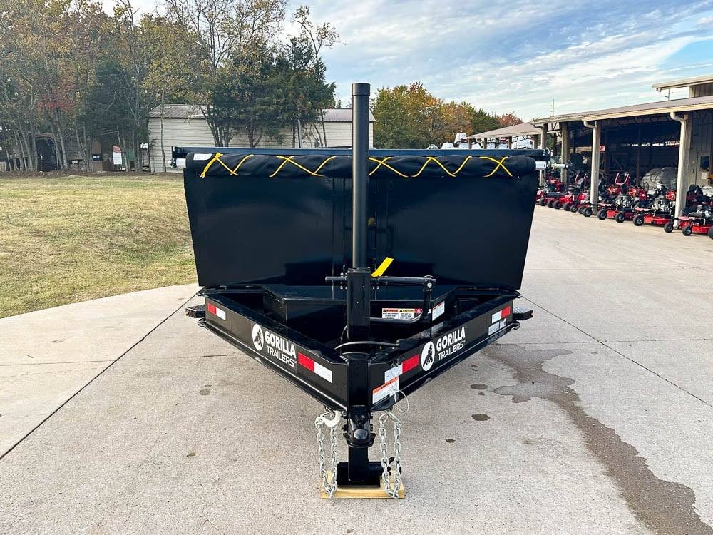 7x16 Gorilla Telescopic IBeam Dump Trailer with 3ft Sides (2) 7K Axles 14k GVWR - Image 9